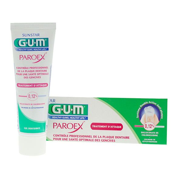 Gum Dentifrice Paroex Traitement D Attaque Ml Contr Le La Plaque