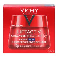 Liftactiv creme de nuit anti-rides anti-tâches peptide 50ml