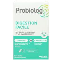 Digestion facile probiotiques et extraits de plantes 2x14 gélules