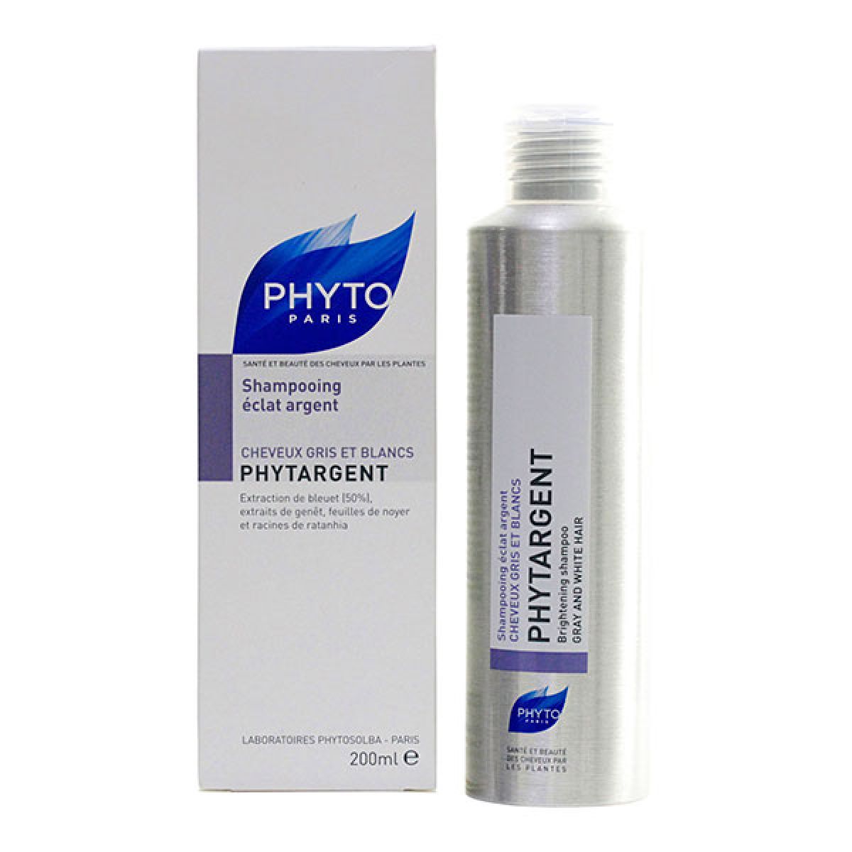 Phyto Phytargent Shampooing éclat Argent Flacon 200ml 3468